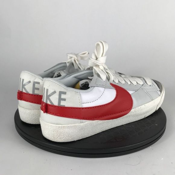 Nike Blazer Low ‘77 Jumbo Swoosh White/Red DQ8769-100 Men’s Size 11.5 - Picture 5 of 12